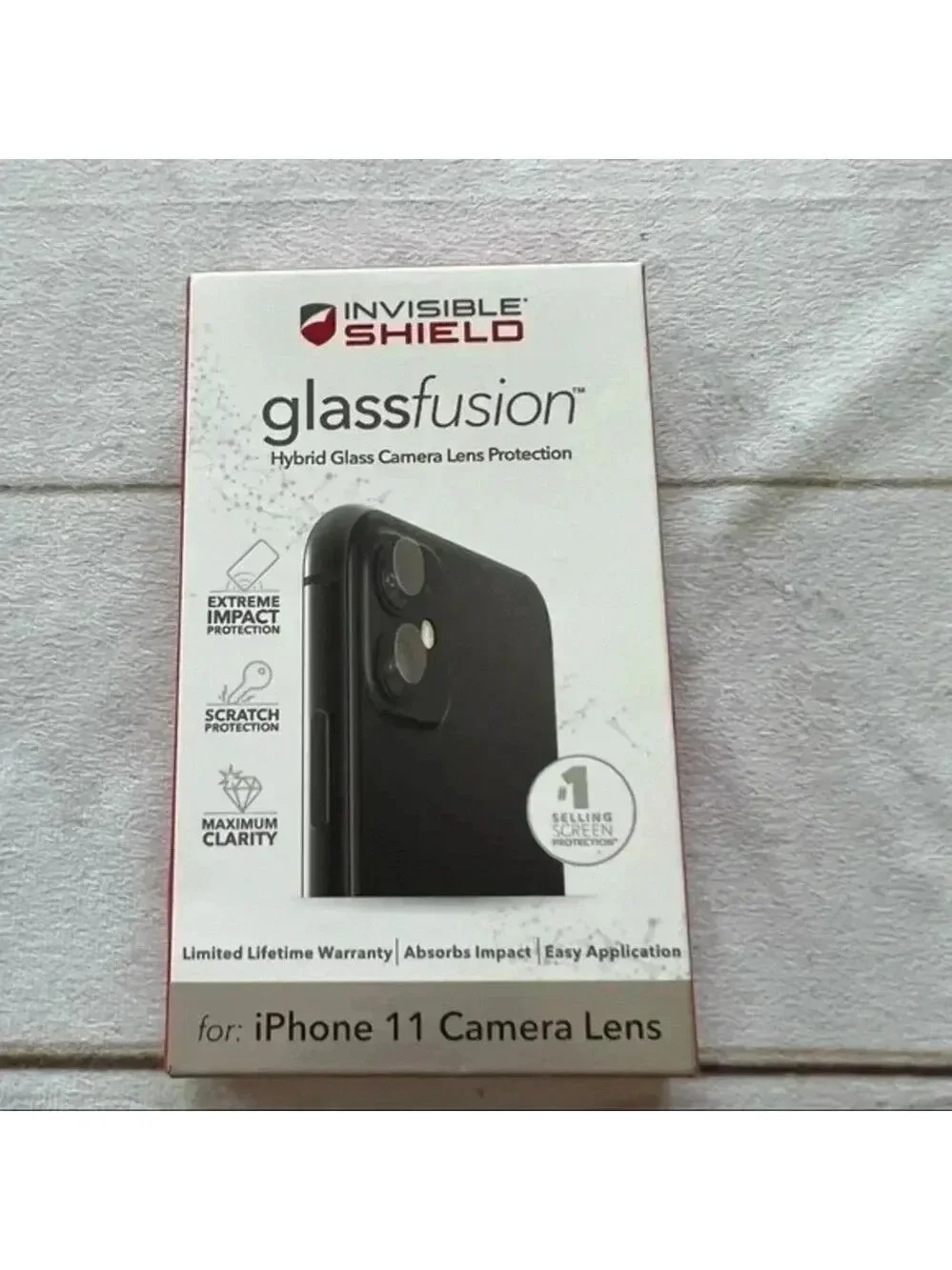 NEW Invisible shield glass fusion hybrid glass camera lens protection. N…